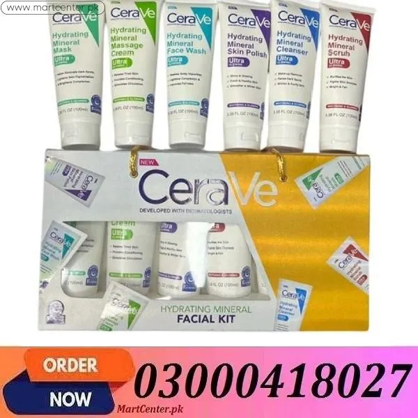 Cerave Mineral Hydrating Facial Kit 6 Pcs